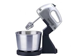 Mixer Cu Bol HAUSBERG HB-3551NG, 7 viteze, putere 250W, BOL DIN INOX DE 2L, Negru